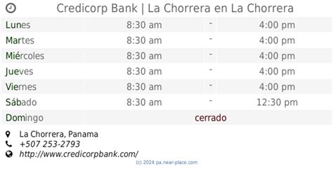 credicorp bank horarios